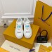 Louis Vuitton Time Out Sneakers with Blue Lace Accessories