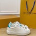 Louis Vuitton Time Out Sneakers with Blue Lace Accessories