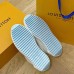 Louis Vuitton Time Out Sneakers with Blue Lace Accessories