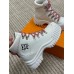 Louis Vuitton Ruby Flat Ranger Boots In White Leather