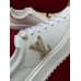 Louis Vuitton Time Out Sneakers with Gold Strass LV Initials