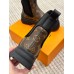 Louis Vuitton Ruby Flat Ankle Boots In Monogram Canvas