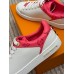Louis Vuitton Frontrow Sneakers with Pink Monogram Canvas Trim