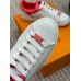 Louis Vuitton Frontrow Sneakers with Pink Monogram Canvas Trim