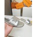 Louis Vuitton Shake Flat Mules In Silver Metallic Lambskin