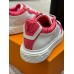 Louis Vuitton Time Out Sneakers with Pink Monogram Trim