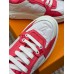 Louis Vuitton Time Out Sneakers with Pink Monogram Trim