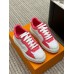 Louis Vuitton Time Out Sneakers with Pink Monogram Trim
