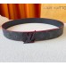 Louis Vuitton LV Broken 40mm Reversible Belt In Monogram Eclipse Canvas M0628V