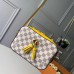 Louis Vuitton Saintonge Bag In Damier Azur Canvas N40154
