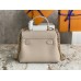 Louis Vuitton Lockme Ever Mini Bag In Greige Leather M21052