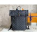 Louis Vuitton Roll Top Backpack In Monogram Calfskin M21359