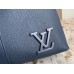 Louis Vuitton Takeoff Briefcase In Blue Aerogram Leather M21440