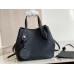 Louis Vuitton Blossom PM Bag In Black Mahina Leather M21848