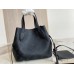Louis Vuitton Blossom PM Bag In Black Mahina Leather M21848