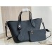 Louis Vuitton Blossom PM Bag In Black Mahina Leather M21848