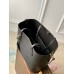 Louis Vuitton Blossom MM Bag In Black Mahina Leather M21851