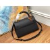 Louis Vuitton Twist One Handle PM Bag In Black Leather M57093