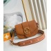 Louis Vuitton LV Pont 9 Soft MM Bag In Brown Grained Leather M58968