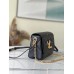 Louis Vuitton Twist MM Bag in Black Lambskin with Studs M59029