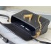 Louis Vuitton Twist MM Bag in Black Lambskin with Studs M59029