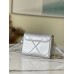 Louis Vuitton Twist MM Bag in Silver Lambskin with Studs M59031