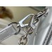 Louis Vuitton Twist MM Bag in Silver Lambskin with Studs M59031