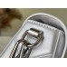 Louis Vuitton Twist MM Bag in Silver Lambskin with Studs M59031