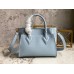 Louis Vuitton On My Side PM Bag in Blue Calfskin and Mahina Leather M59432