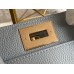 Louis Vuitton On My Side PM Bag in Blue Calfskin and Mahina Leather M59432