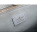 Louis Vuitton On My Side PM Bag in Blue Calfskin and Mahina Leather M59432