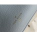 Louis Vuitton On My Side PM Bag in Blue Calfskin and Mahina Leather M59432