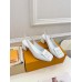 Louis Vuitton Shake Slingback Pumps 55mm In White Patent Calfskin