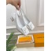 Louis Vuitton Shake Slingback Pumps 55mm In White Patent Calfskin