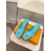 Louis Vuitton Shake Slingback Pumps 55mm In Green Patent Calfskin