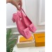 Louis Vuitton Shake Slingback Pumps 55mm In Pink Patent Calfskin