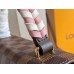 Louis Vuitton Braided Croisette Bag In Damier Ebene Canvas N40451