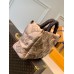 Louis Vuitton OnTheGo GM Bag In Beige Recycled Nylon M59007