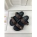 Louis Vuitton Bom Dia Flat Mules In Monogram Canvas