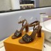 Louis Vuitton Silhouette Sandals In Perforated Monogram Canvas