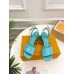 Louis Vuitton Shake Sandals 55mm In Green Patent Calfskin