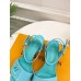 Louis Vuitton Shake Sandals 55mm In Green Patent Calfskin