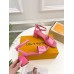 Louis Vuitton Shake Sandals 55mm In Pink Patent Calfskin