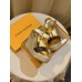 Louis Vuitton Starboard Wedge Sandals in Lambskin and Monogram Canvas
