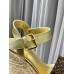 Louis Vuitton Starboard Wedge Sandals in Lambskin and Monogram Canvas