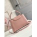 Louis Vuitton Capucines MM Bag In Magnolia Taurillon Leather M42258