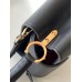 Louis Vuitton Capucines MM Bag In Black Taurillon Leather M42259