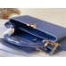 Louis Vuitton Capucines MM Bag in Taurillon Leather with Chain M59209
