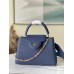 Louis Vuitton Capucines MM Bag in Taurillon Leather with Chain M59209