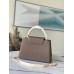 Louis Vuitton Capucines MM Bag with Chain Braided Leather Strap M59516